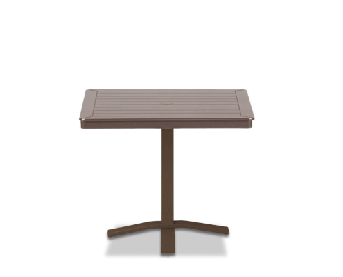 32 MGP Square Dining Height_Pedestal Table with hole