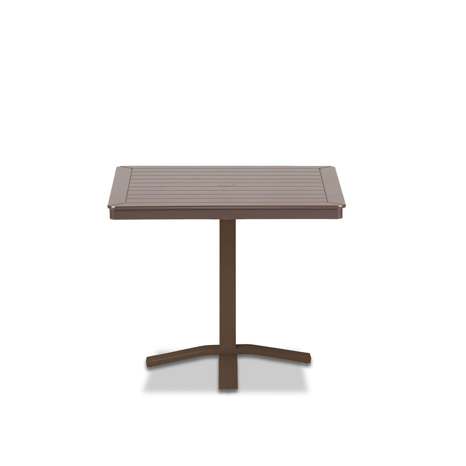 32 MGP Square Dining Height_Pedestal Table with hole