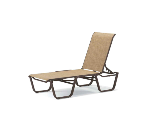 Aruba Lay flat Stacking Armless Chaise